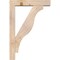 Ekena Millwork Funston Block Smooth Bracket w/ Offset Brace, Douglas Fir, 5 1/2"W x 26"D x 38"H BKT0604X26X38FST05SDF - alternate 3